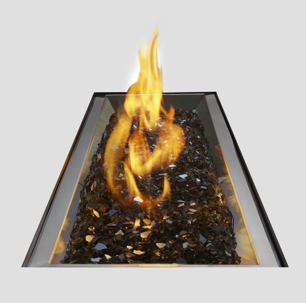 Patio Elegance St. Tropez Fire Table – Square Patioflame Table