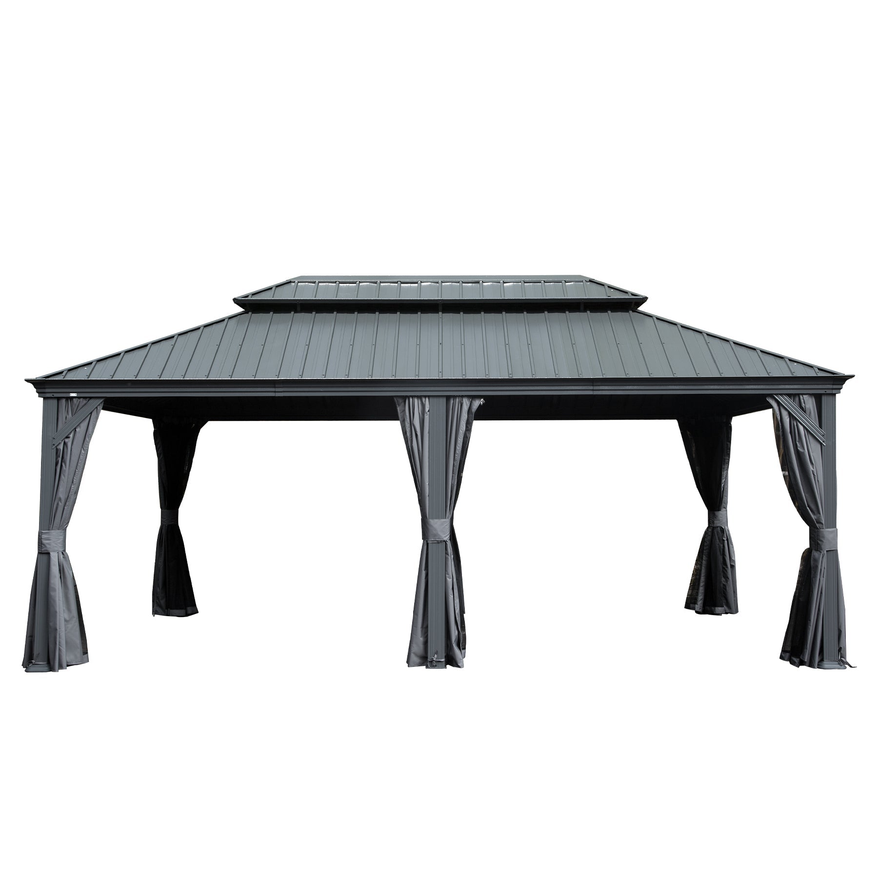 12' X 18' Hardtop Gazebo Outdoor Metal Gazebo